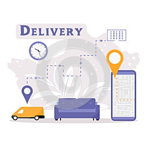 Delivery Service Online Order Relocating Furniture