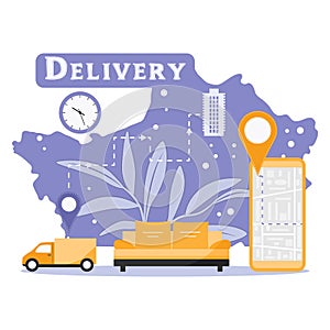 Delivery Service Online Order Relocating Furniture