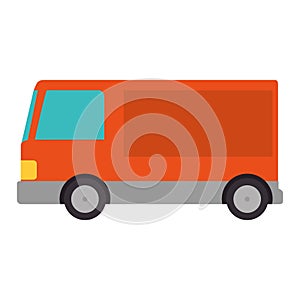 delivery service truck isolated icon