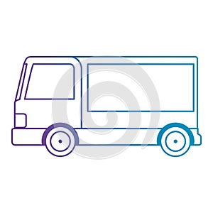 delivery service truck isolated icon