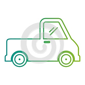 delivery service truck isolated icon