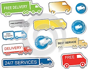 Delivery Sign Stickers