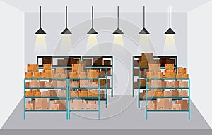 Delivery and storage warehouse design