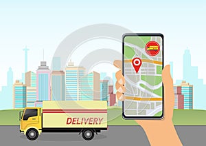 Delivery tracking on smart phone