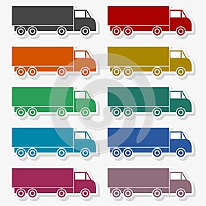 Delivery truck icon