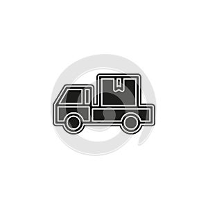 delivery truck icon - shipping symbol - free delivery sign