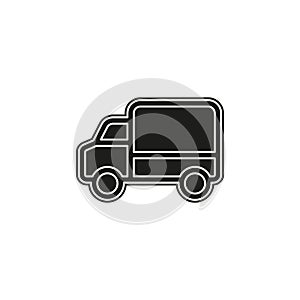 delivery truck icon - shipping symbol - free delivery sign