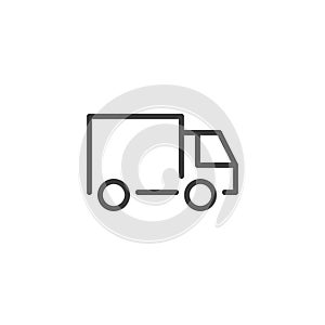 Delivery Truck line icon