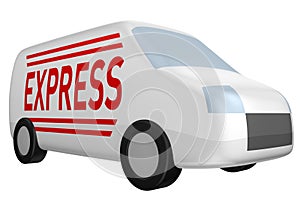 Delivery van express