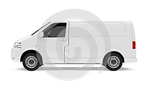 Delivery Van Isolated