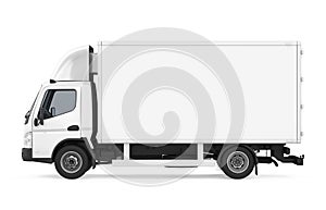 Delivery Van Isolated