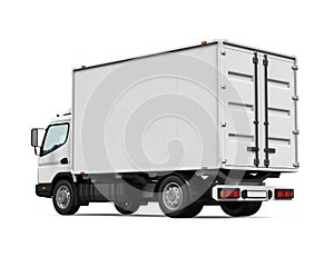 Delivery Van Isolated