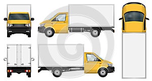 Delivery van template.