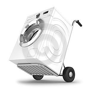 Delivery of washing machine.