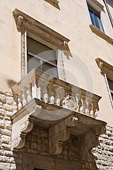 Della Marra palace. Barletta. Puglia. Italy.