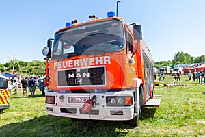 German fire engine from fire department