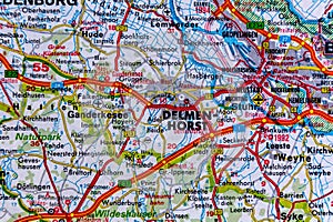 Delmenhorst, Germany, on a road m