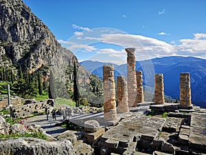 Delphi oracle in spring photo