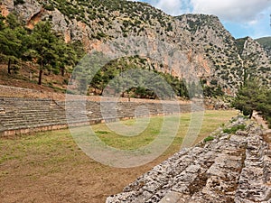 delphi stadio stadium ancient greek seesighting greece