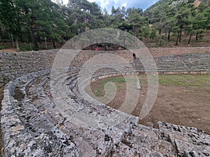 delphi stadio stadium ancient greek seesighting greece