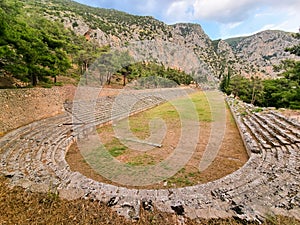 delphi stadio stadium ancient greek seesighting greece