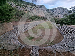 delphi stadio stadium ancient greek seesighting greece