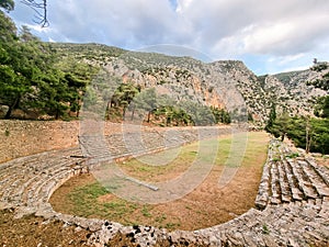 delphi stadio stadium ancient greek seesighting greece