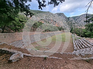 delphi stadio stadium ancient greek seesighting greece