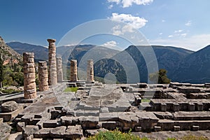 Delphi, Temple of Apollo photo