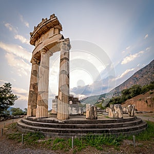 The Delphic Tholos, Delphi, Greece