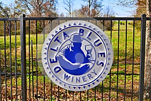 Delta Blues Winery Sign