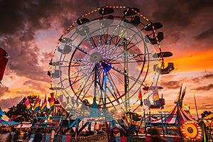 Delta Fair, Memphis, TN, Ferris Wheel at County Fair