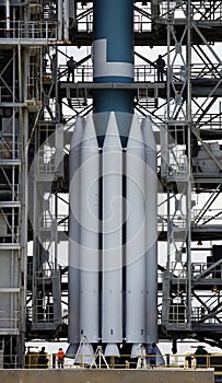 Delta rocket ready to launch
