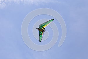 Deltaplan in the sky