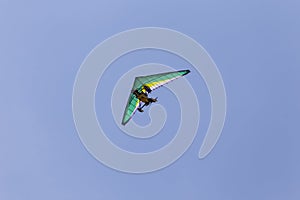 Deltaplan in the sky