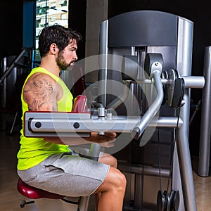 Deltoids fly machine man for shoulders workout