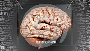 Delusional disorder in human brain