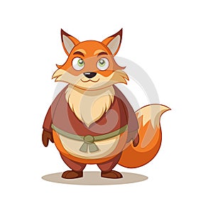 Delusional Fox with Belly Showing