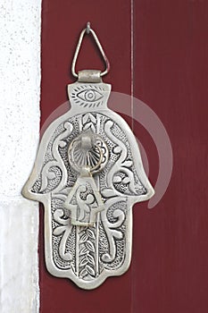 Deluxe door knocker Hand of Fatimah, Marocco