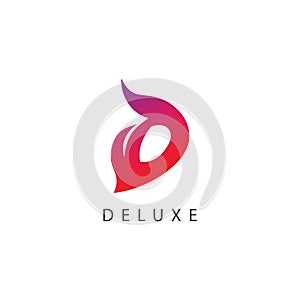 Deluxe Logo Vector Template Design Illustration