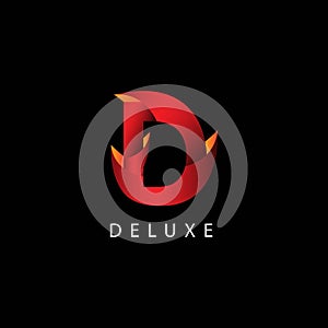 Deluxe Logo Vector Template Design Illustration