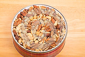 Deluxe Mixed Nuts in Red Tin