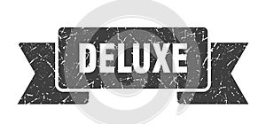 deluxe ribbon. deluxe grunge band sign.