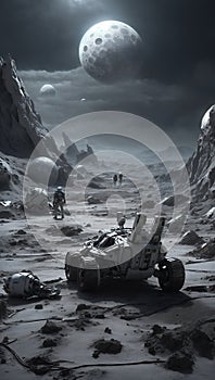 space exploration and futuristic adventures. AI generated