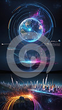 Data Resonance: QuantumQuotient's Harmonic Future. AI generate