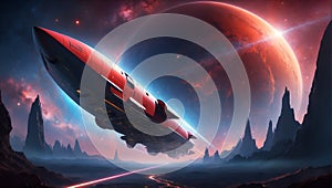 nebula serpent's interstellar dreams. ai generated