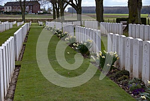 The Delville Wood Cemetery is a Commonwealth War Graves Commission cemetery located near Longueval
