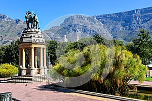 Delville Wood memorial on Company's garden at Cape Town in South Africa