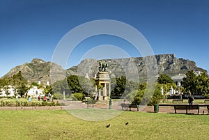 Delville Wood memorial in the Companys Garden Cape Town