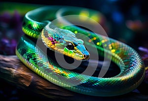 Delving into the Hypnotic World of the Chromatic Quantum Serpent photo